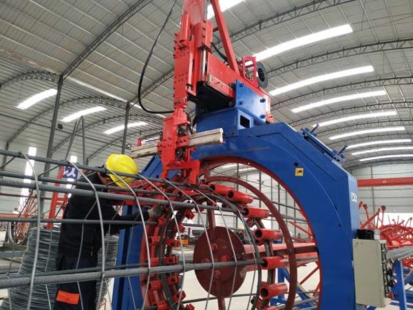 全自動數(shù)控鋼筋籠滾焊機(jī)